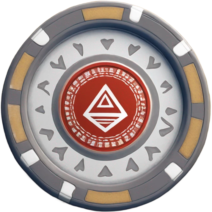 Poker chip emoji