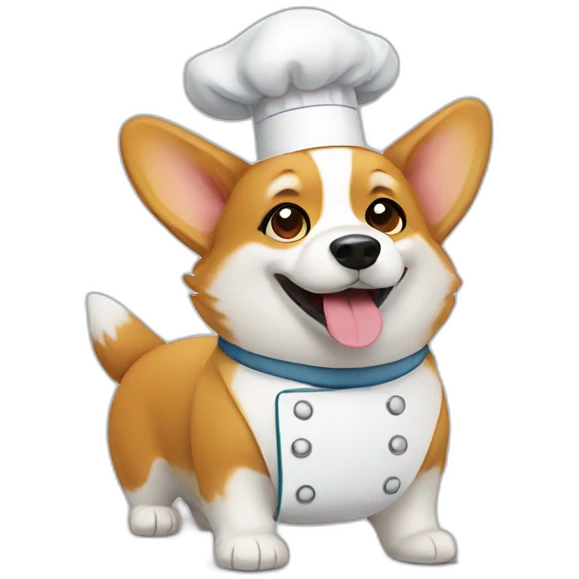 corgi-chef emoji