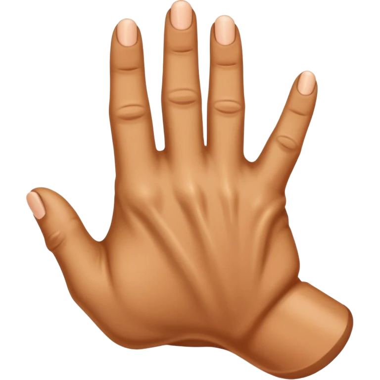 A hand wanking off a large hard ppenis emoji
