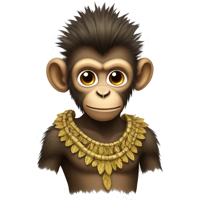 Monkey with Mohawk  emoji