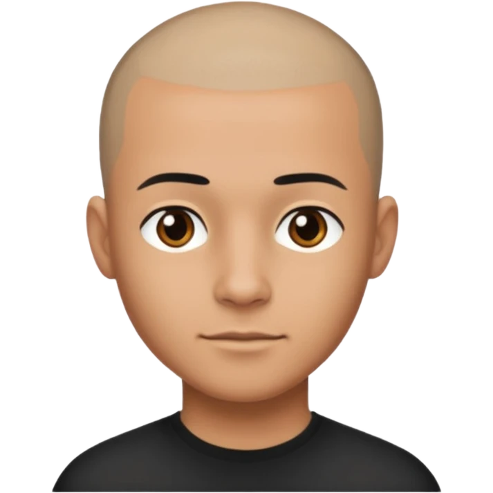 Gözlük yok sağ taraf saç kesimi sıfır emoji