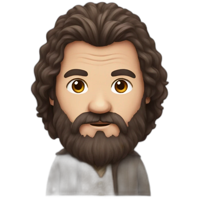 Hagrid from the Harry Potter movies emoji