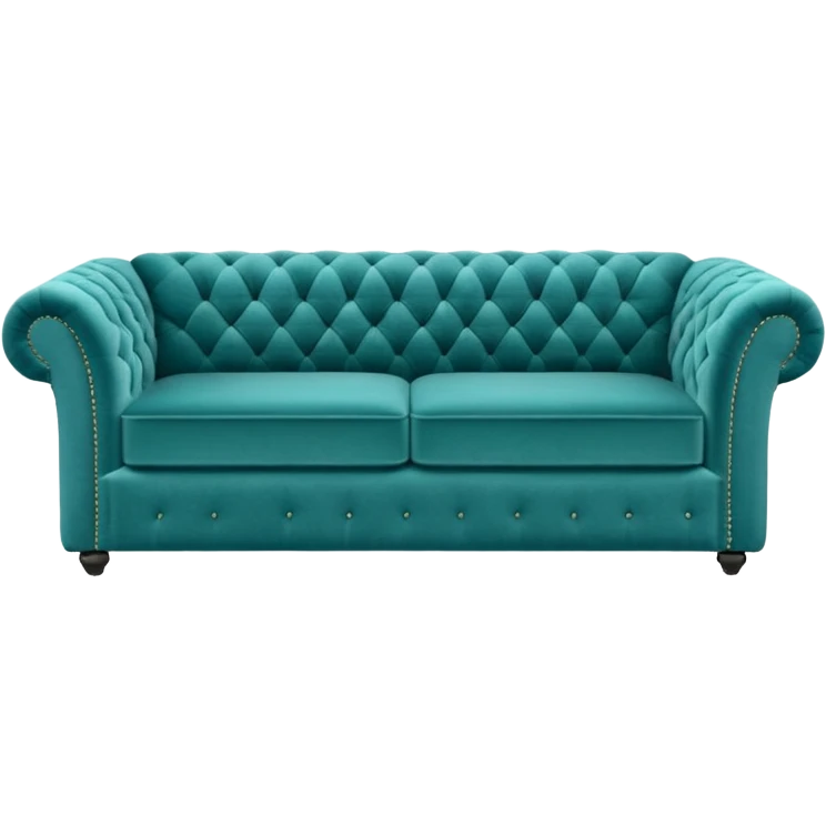 Long square teal couch emoji