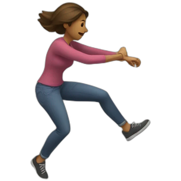 Woman hitting a wall emoji