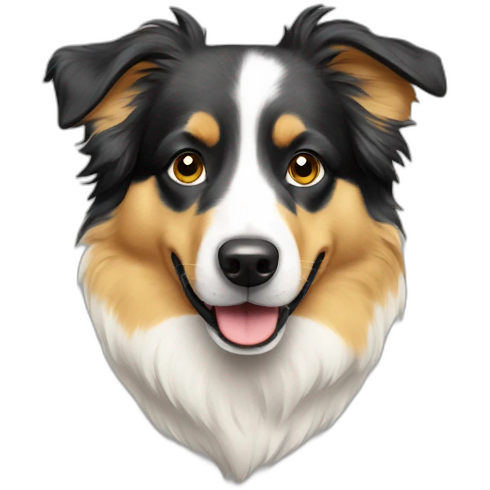 Yellow australian shepherd emoji