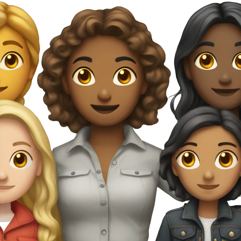 Draw two lesbians one Bengali and one lesbian  emoji