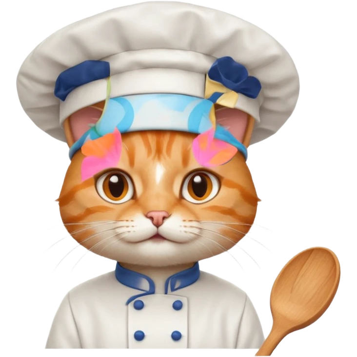 cat chef emoji