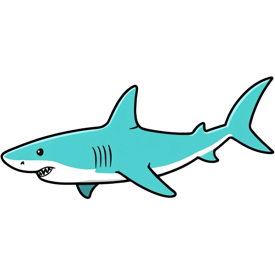 cool sharks emoji