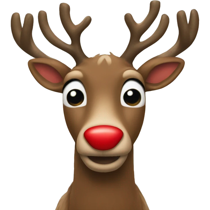 Red Nosed Reindeer emoji