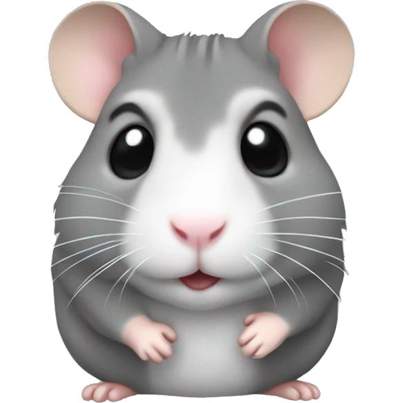 hamster grey small  emoji