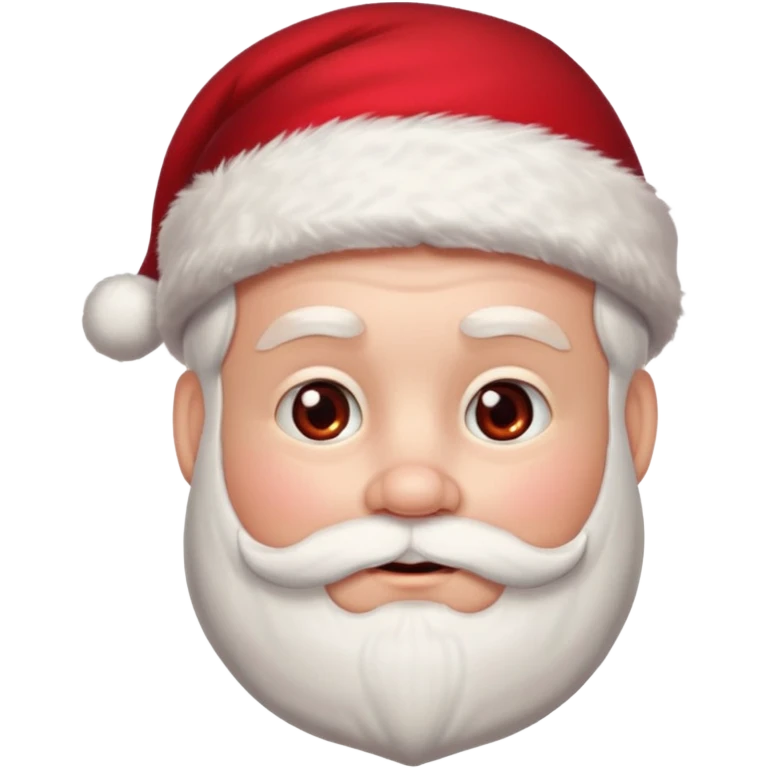Santa without beard emoji