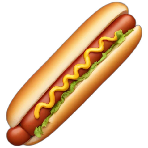 Hot dog star emoji