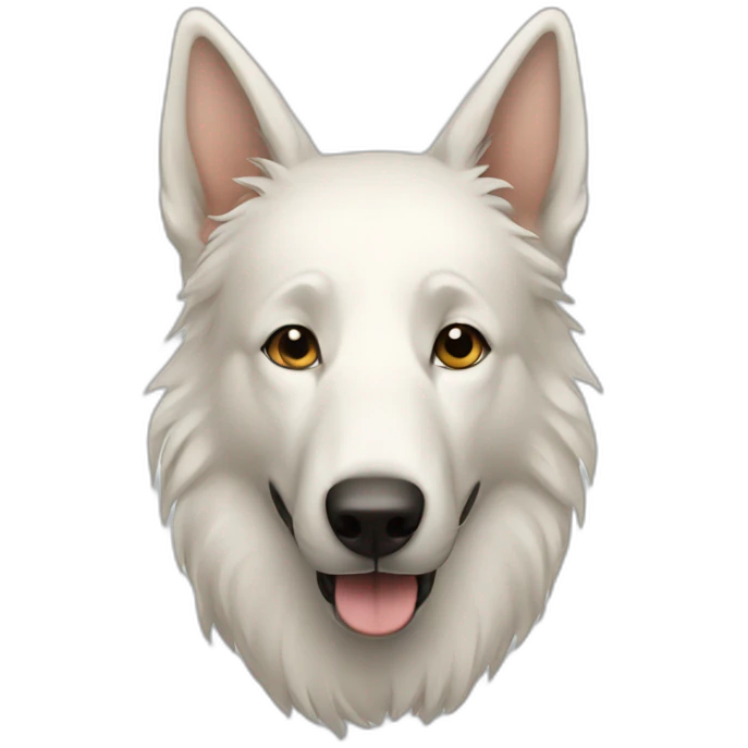 White shepherd developer emoji