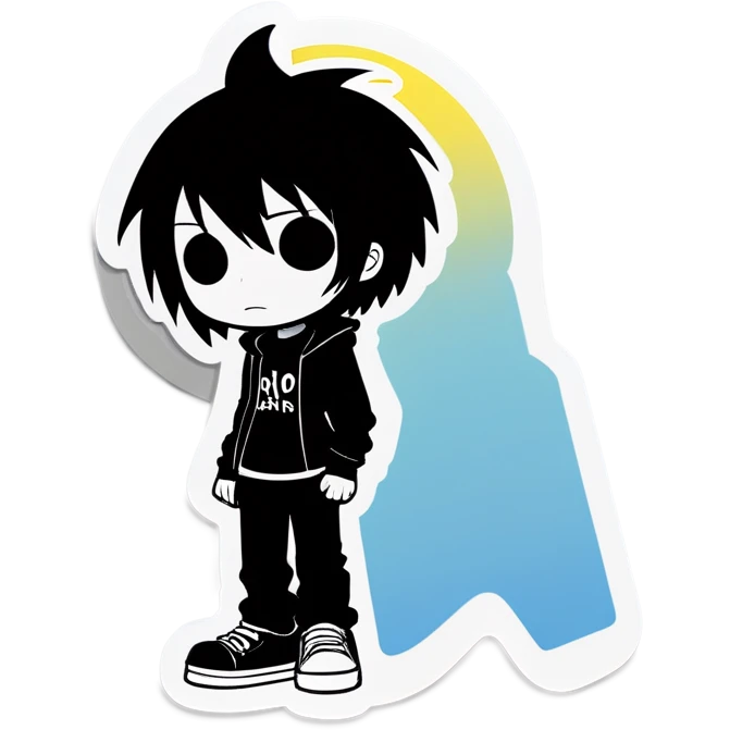 Emo kid emoji