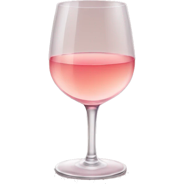 Glass of rosé emoji