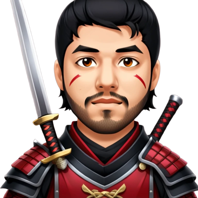 Fierce Samurai emoji