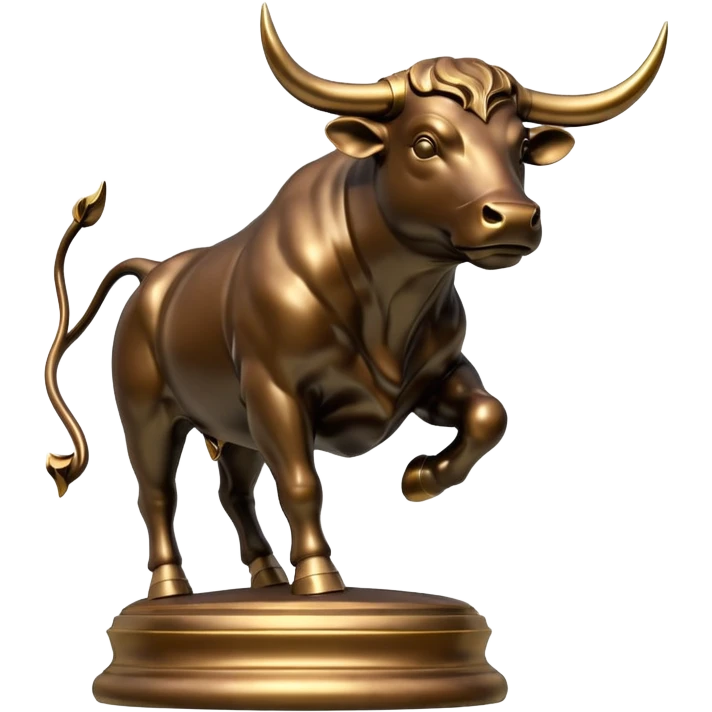 bull market rising emoji