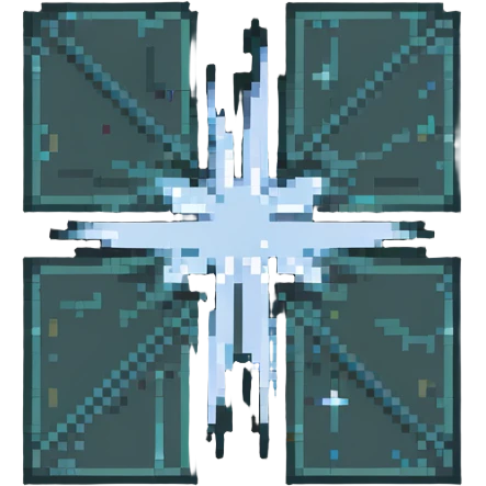 broken glass pixel art emoji