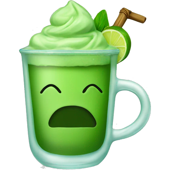 Iced Matcha  emoji