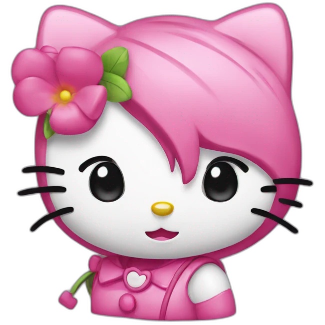 Hello kitty emoji