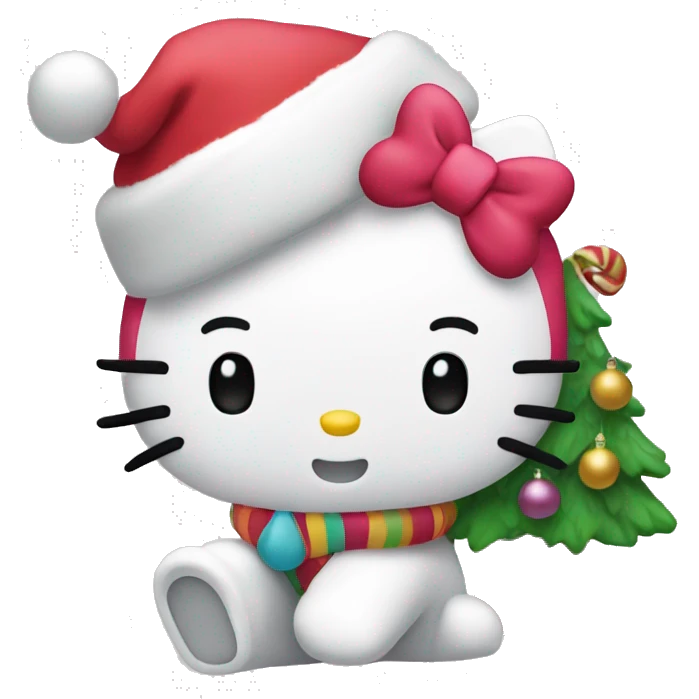 Hello kitty Christmas’s  emoji