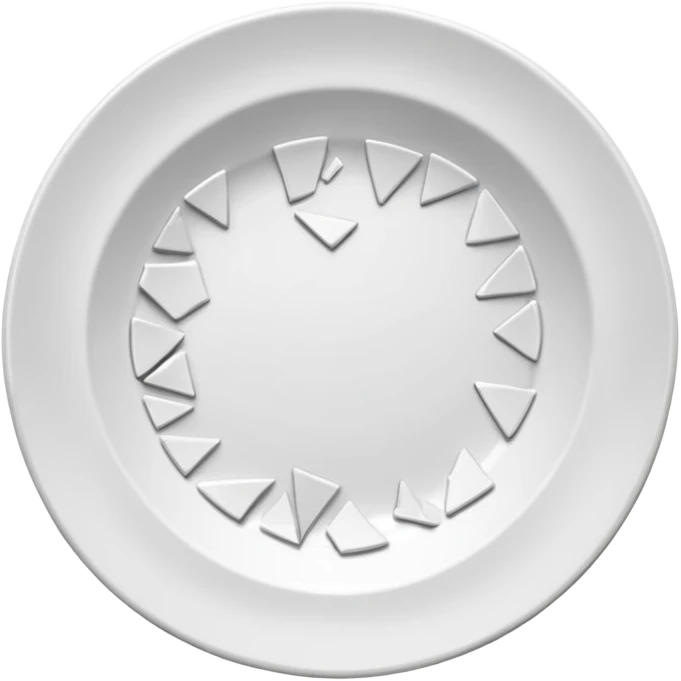 broken plate emoji