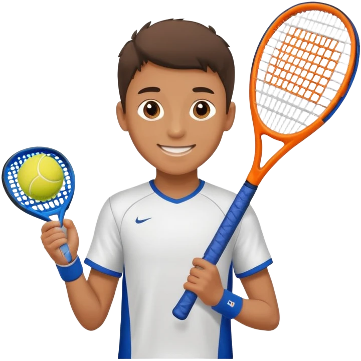padel boy winning emoji