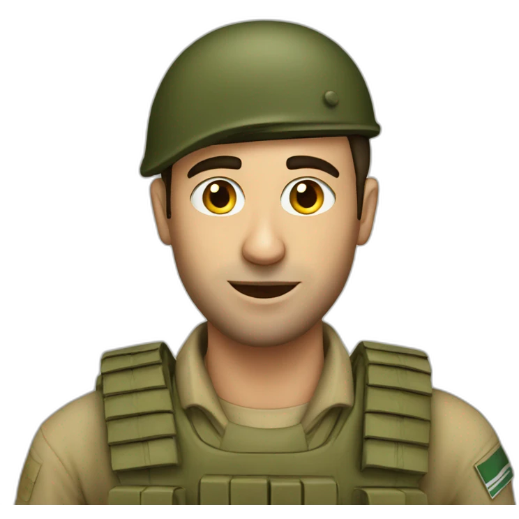 Israeli Soldier with tavoe emoji