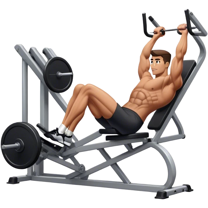 guy how to use a leg press machine emoji