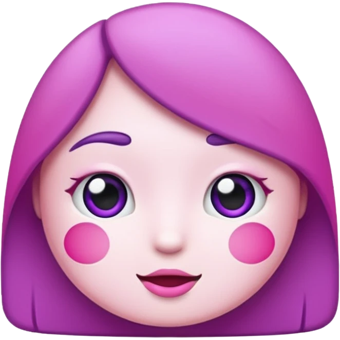 Purple pink and white hearts  background  emoji