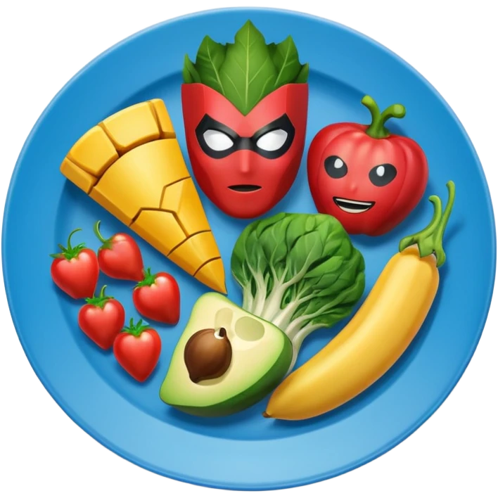 superhero food emoji