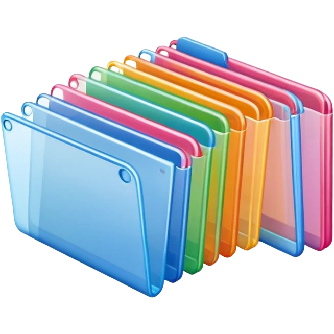 overlapping index dividers in a tier emoji