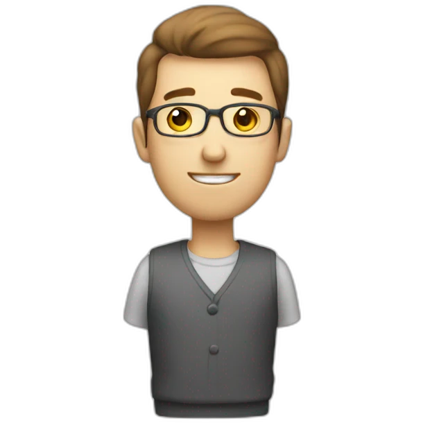 calculating guy emoji
