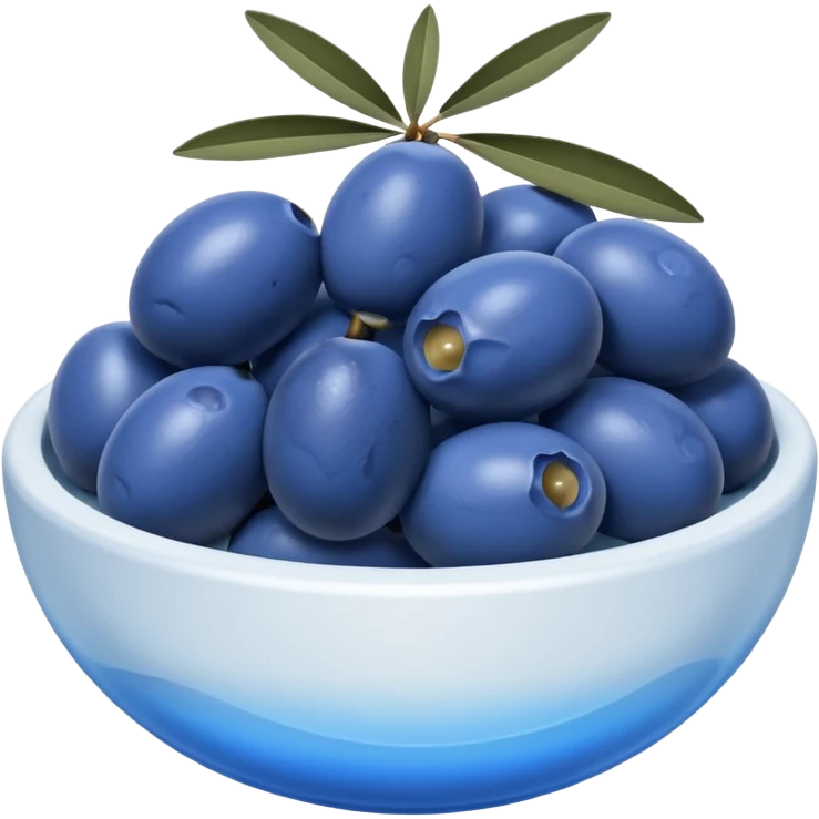 blue olives emoji