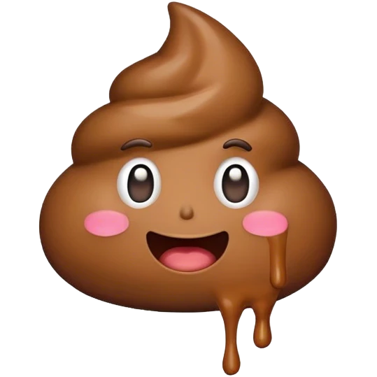 Poop emoji popping  emoji