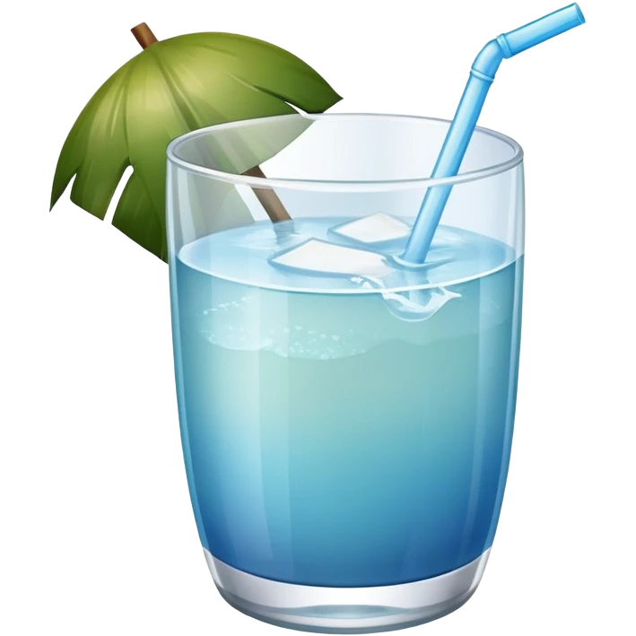 coconut water glass emoji