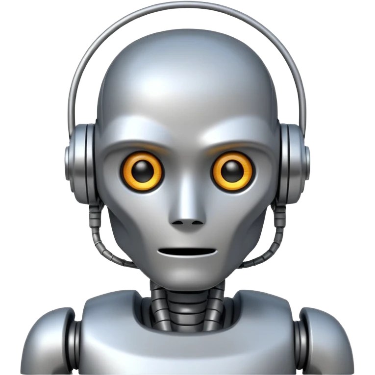 Uncomfortable robot broken wire and feeling emotional  emoji