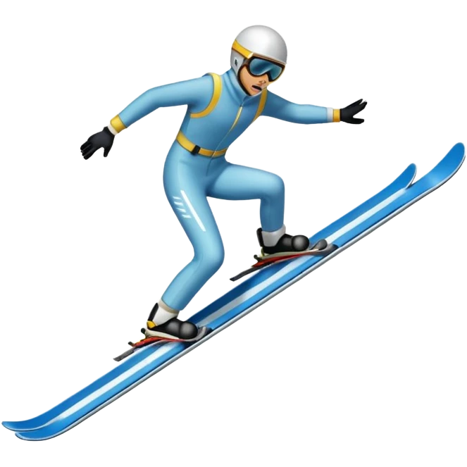 chce motikona skoczka z gry deluxe ski jump 2 takiego pixelowego jak w grze emoji