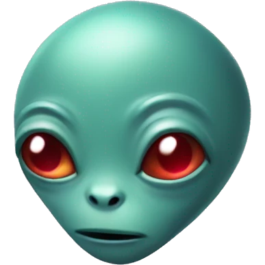 Alien with heart emoji