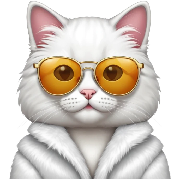 A cat wearing sunglasses  emoji