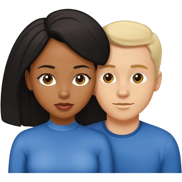 Black girl doggystyle sex with white man emoji