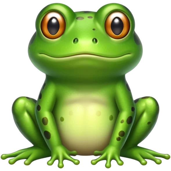 Frog pooping  emoji