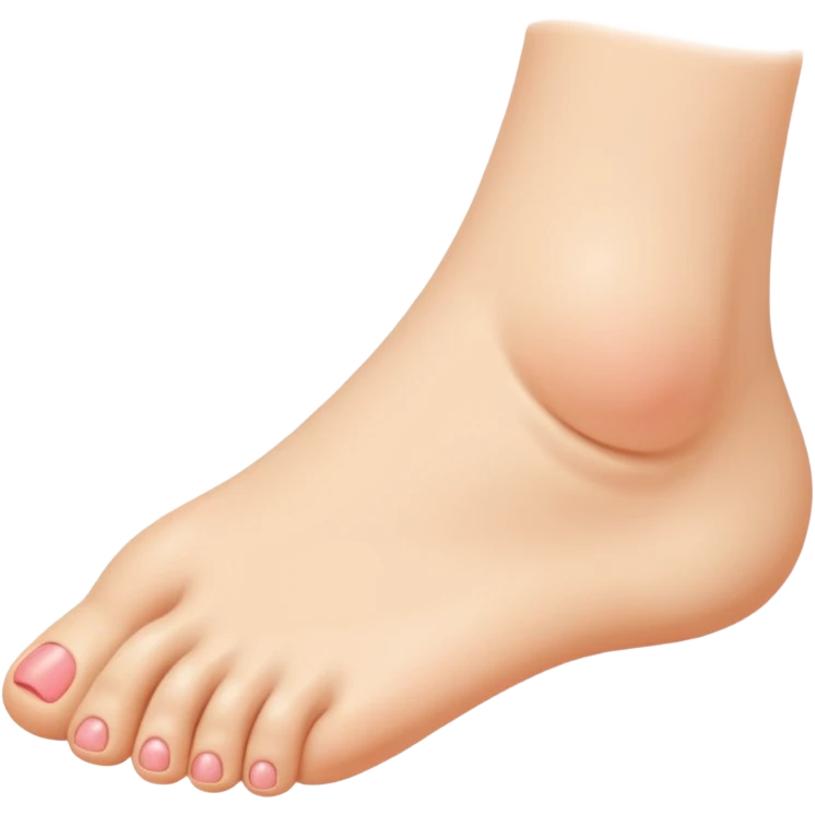 Pregnant foot emoji