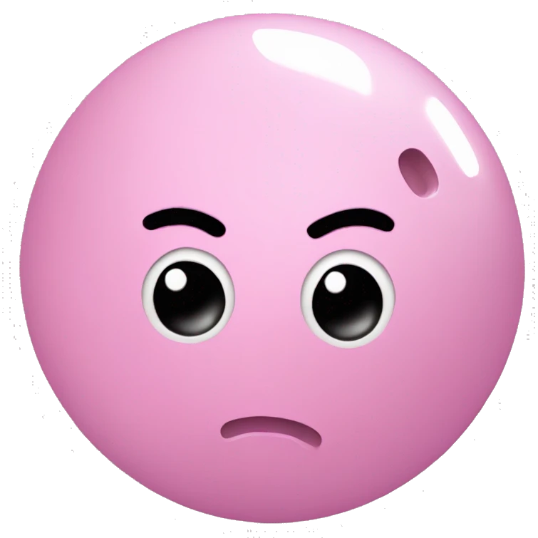 light pink pickle-ball ball emoji