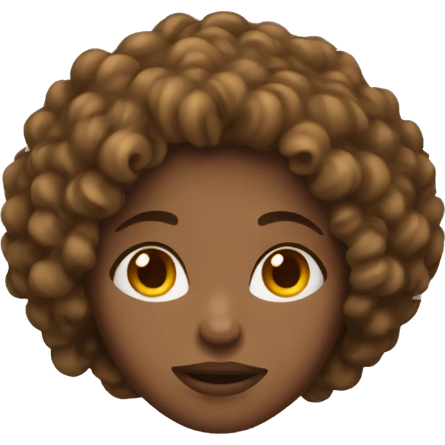 woman-curly-hair thinking  emoji
