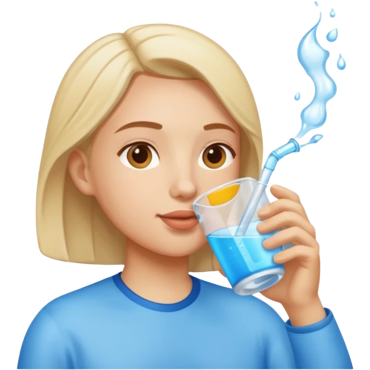 drinking fluids emoji
