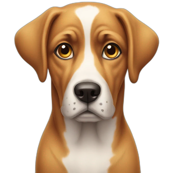 skeptical dog emoji