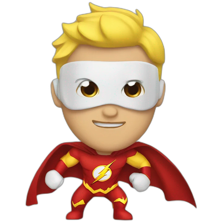 flash superhero emoji