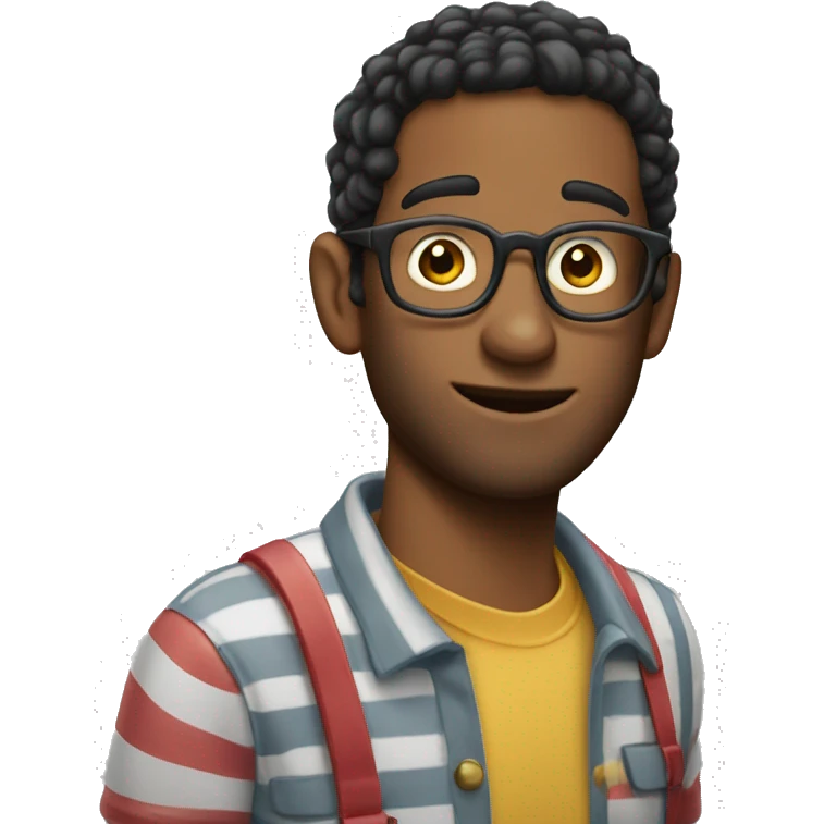 wheres waldo character emoji