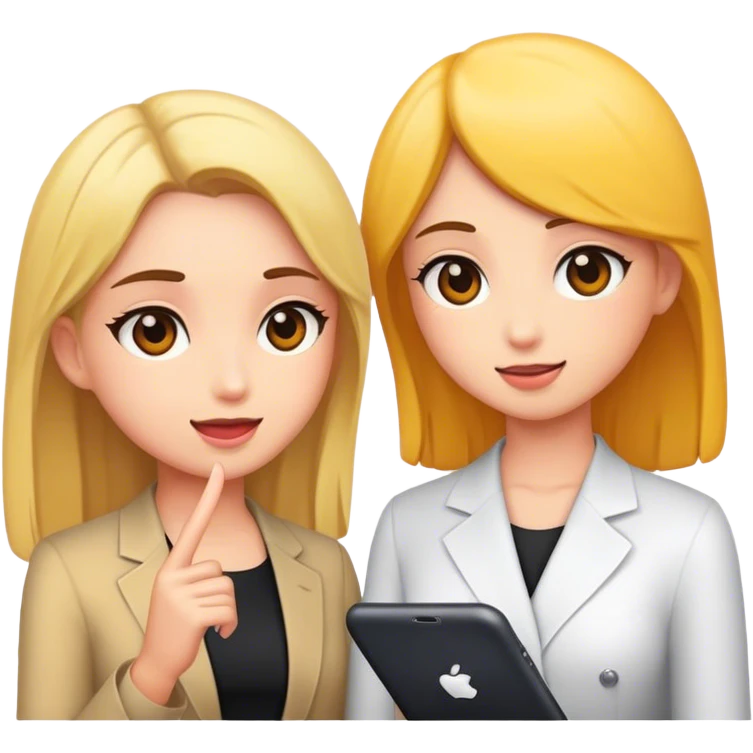 interview with girls emoji